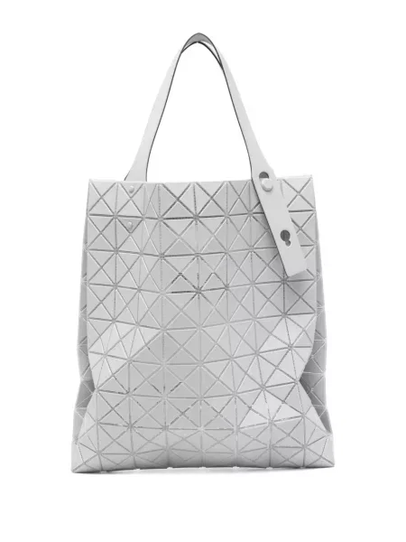 Geantă Bao Bao Issey Miyake cu imprimeu geometric gri