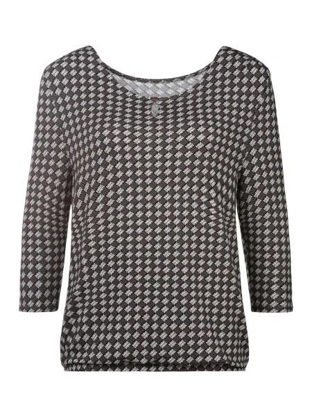 VIVANCE Tricou negru alb