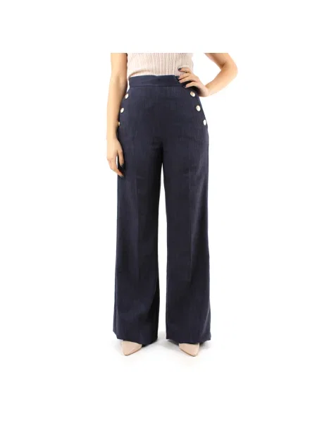 Pantaloni Marella albastru