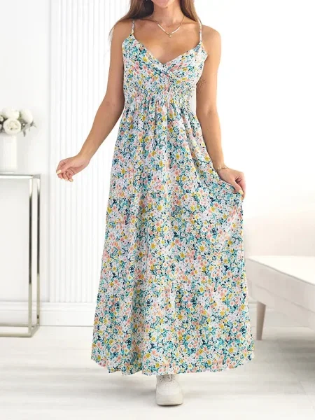 Rochie midi Resti până la genunchi de costum alb