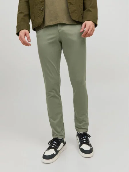 Chino hlače Jack&Jones zelena