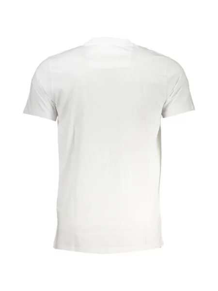 Tricou Cavalli Class cu imagine cu decolteu rotund alb