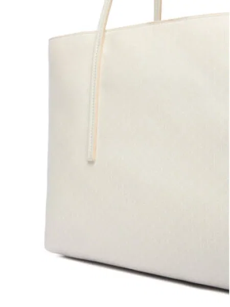 Calvin Klein Kabelka Emblem Aop Tote W/ Pouch biela