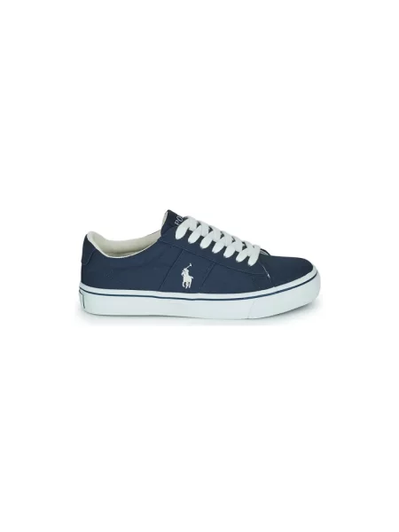 Sneakersy Polo Ralph Lauren płócienne niebieskie