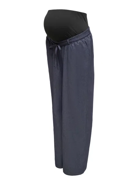 Only Maternity Pantaloni bleumarin negru