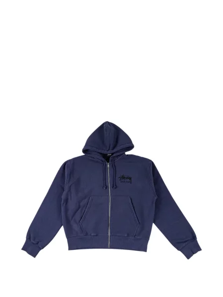 Hanorac cu glugă Stüssy albastru