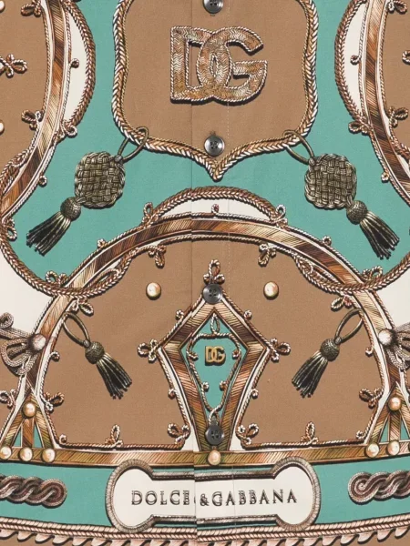 Koszula dziecięca Dolce And Gabbana brązowa