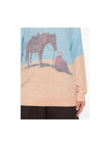 Sweter One Of These Days wełniany z nadrukiem