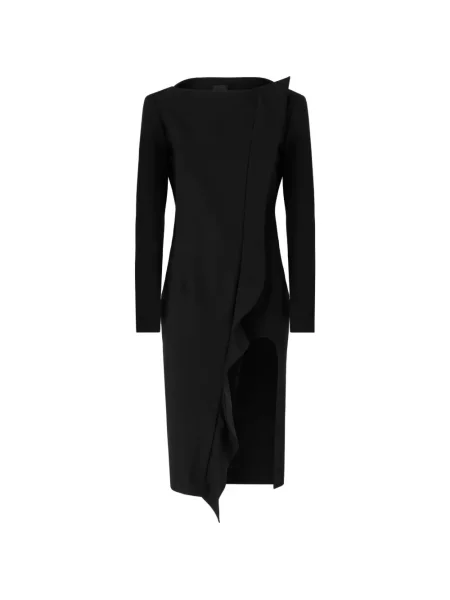 Rochie Pinko cu volane negru