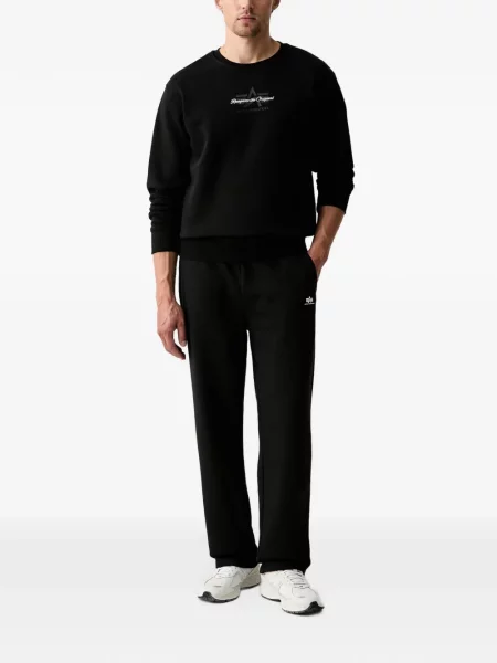 Hanorac Alpha Industries cu imagine negru