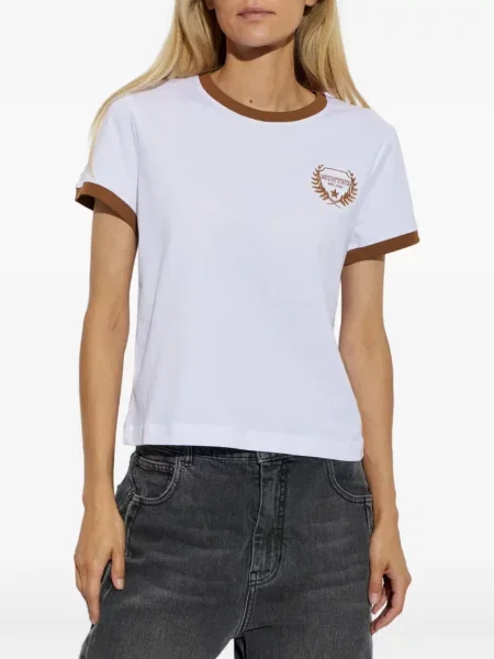 Tricou Munthe cu broderie alb