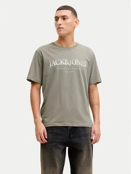 Jack & Jones Футболка Evin сірий