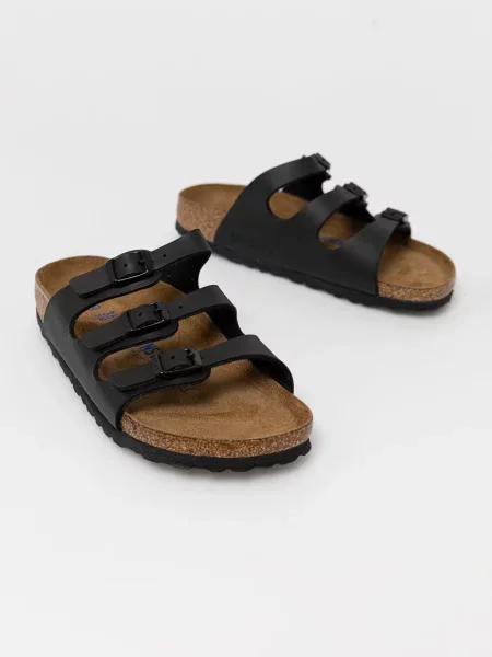 Šľapky Birkenstock Florida SFB čierna