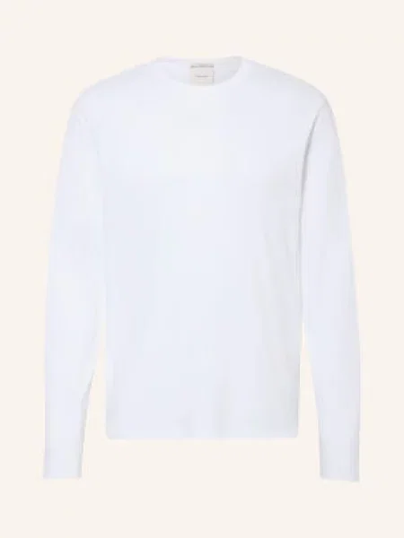 Calvin Klein Tričko S Dlouhým Rukávem Supima Interlock bílá