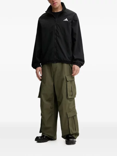 Csíkos tornaterem rövidnadrág Adidas nyomtatás kék