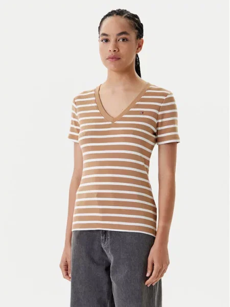 Tommy Hilfiger T-Shirt New Cody brązowy