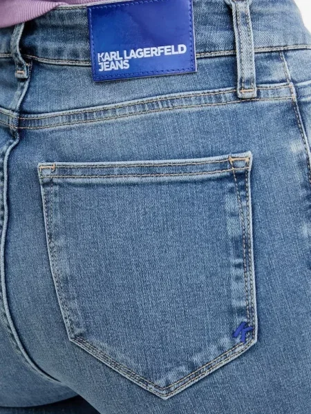 Blugi Karl Lagerfeld Jeans albastru