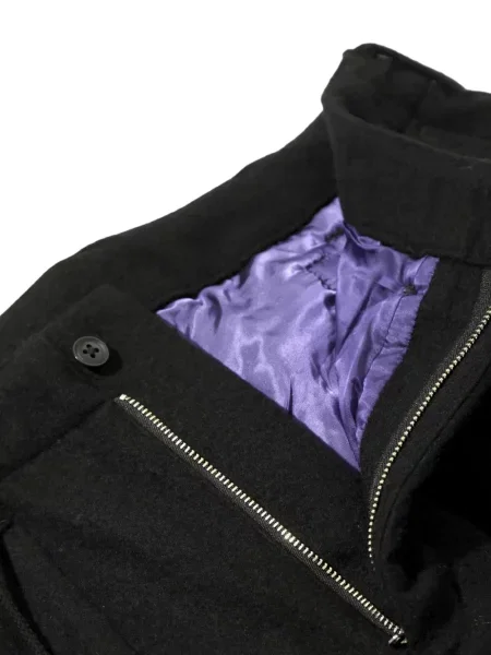Pantaloni Needles cu cataramă cu bretele negru