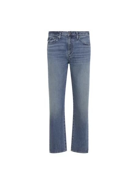 Jeansy straight leg Ralph Lauren niebieskie