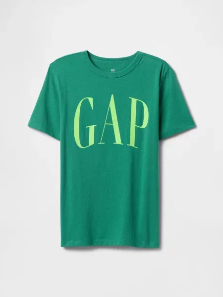 Gap Majica Regular Fit zelena