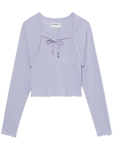 Pletené sako Musium Div. fialové