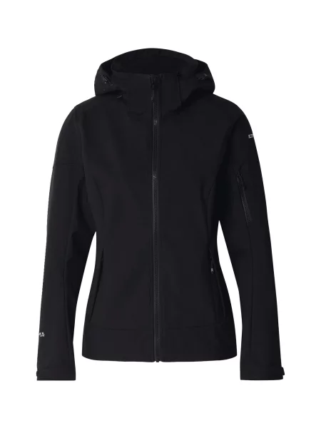 ICEPEAK Geacă outdoor Bathgate gri deschis negru