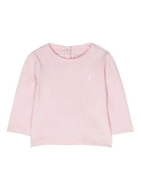 Koszulka polo dziecięca Polo Ralph Lauren różowa