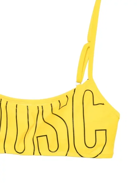 Top Moschino cu imagine galben