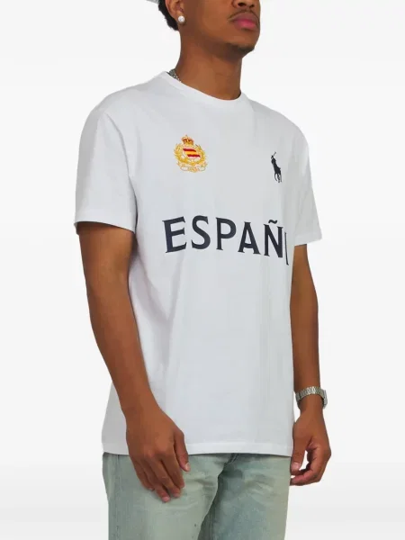 Πλεκτά σορτς Polo Ralph Lauren με κέντημα λευκό
