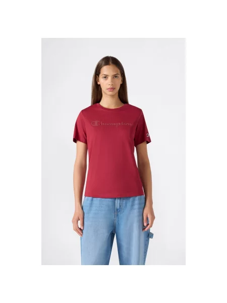 Scurt tricou Champion cu mâneci scurte roșu