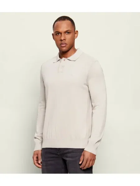 BOSS ORANGE Polo Asac_PL bej