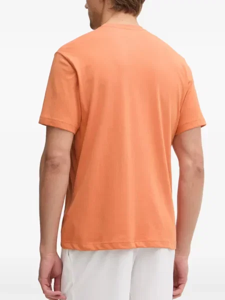 Tricou Lacoste cu autograf portocaliu