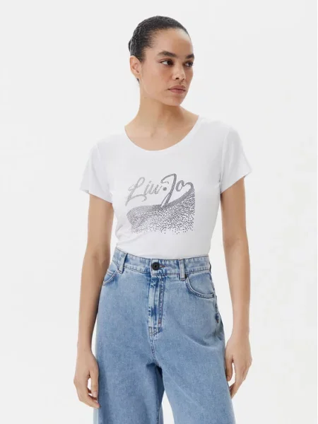 Liu Jo Beachwear T-Shirt Regular Fit λευκό