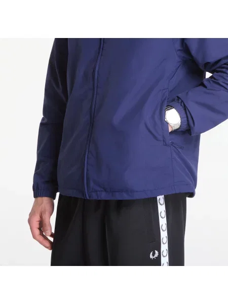 Jachetă Fred Perry Hooded Shell Jacket UNISEX Blue L albastru