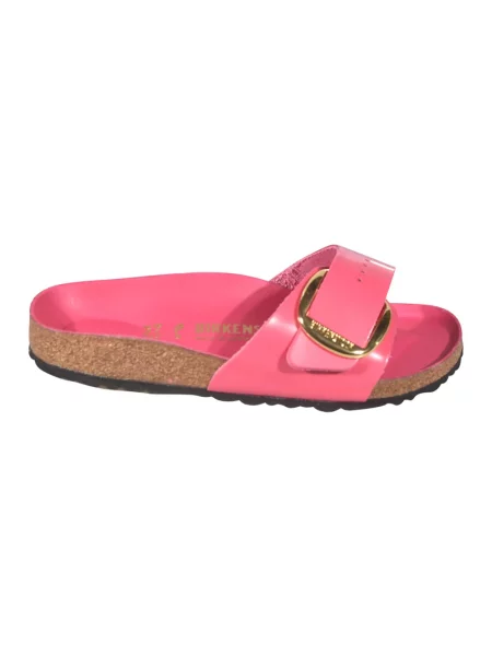 Klapki Birkenstock na sprzączkę różowe