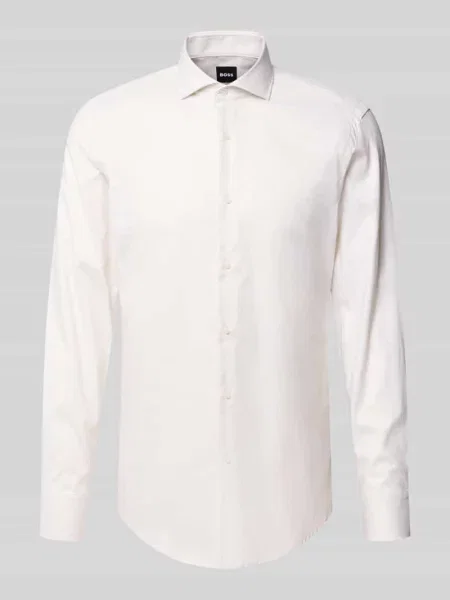 Koszula biznesowa o kroju slim fit z mieszanka bawełny model H-HANK-SP' Boss