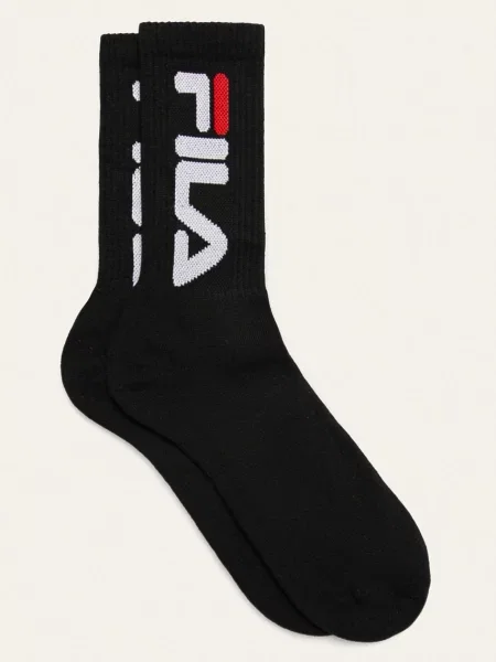 Чорапи Fila 2 pack дамски черно