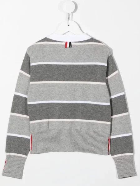 Kardigan dziecięcy Thom Browne szary