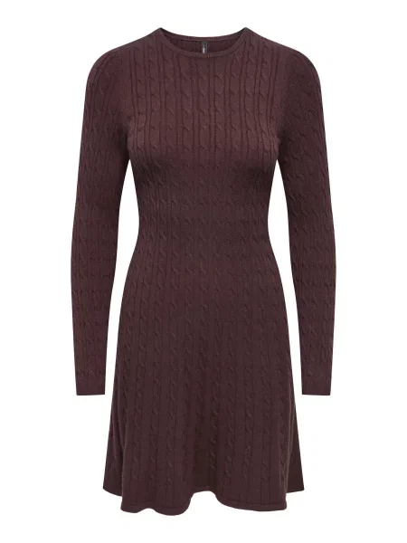 ONLY Rochie tricotat ONLIBI vin roșu