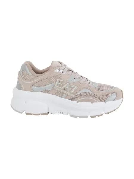 Sneakersy Emporio Armani Ea7 beżowe