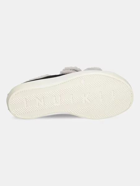 Замшевые кроссовки Inuikii на липучках черные