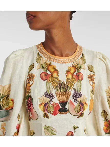 Rochie midi Alemais de in cu imagine până la genunchi