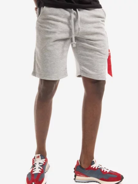 Szorty cargo Alpha Industries szare