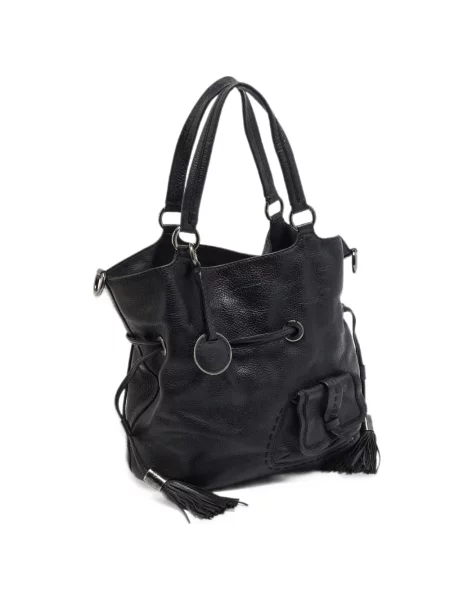 Чанта Lancel с връзки черно