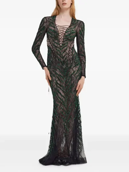 Lung rochie maxi Roberto Cavalli negru