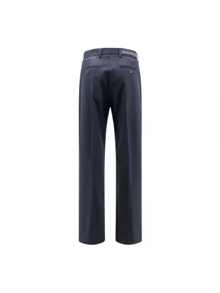 Spodnie Alexander Mcqueen niebieskie