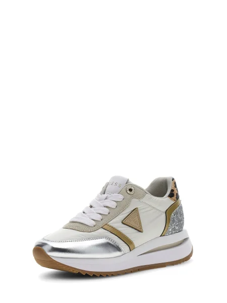 Sneakerși Guess bej