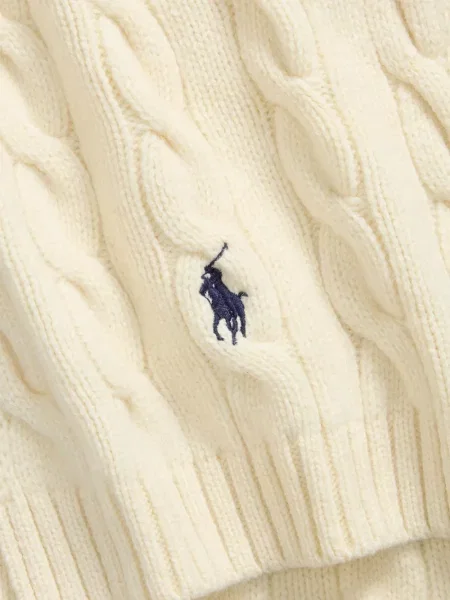 Căciulă Polo Ralph Lauren din cașmir alb