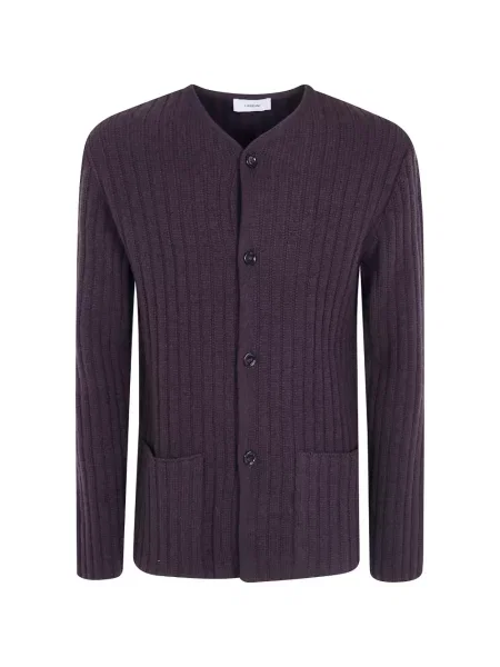 Cardigan Lardini tricotate maro