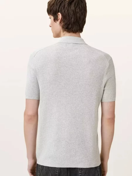 Polo majica Allsaints siva